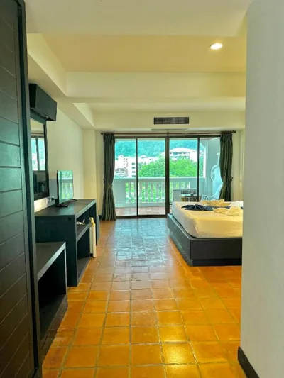 Camera Superior matrimoniale o doppia con letti singoli con vista sulle montagne — APK Resort Patong